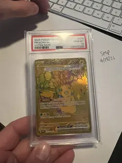 Pokemon Pikachu Ex Prismatic Evolutions Gold PSA 10 179/131 - Image 2