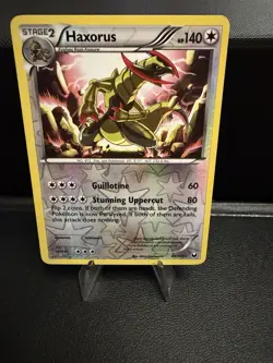 Pokemon Haxorus Reverse Holo #89 Dark Explorers NM - Image 1