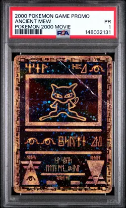 2000 POKEMON GAME MOVIE POKEMON 2000 MOVIE ANCIENT MEW PSA 1 - Image 1