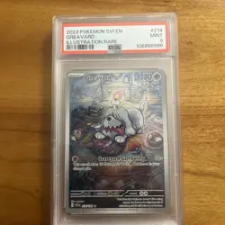 Greavard 214/198 SV01 PSA 9 MINT - Pokemon TCG Scarlet & Violet Base Set English - Image 2