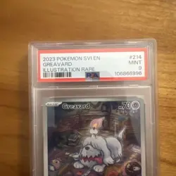 Greavard 214/198 SV01 PSA 9 MINT - Pokemon TCG Scarlet & Violet Base Set English - Image 4