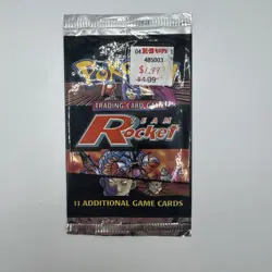 Wizards of the Coast Pokemon TCG Team Rocket Booster Pack EMPTY DISPLAY 742818061742 - Image 1