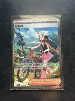 Pokemon Dawn 129/094 Phantasmal Flames Holo SIR Full Art Trainer - Image 1