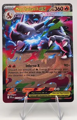 Pokemon TCG: Mega Charizard X ex 013/94 Phantasmal Flames NM - Image 1