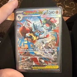 Pokemon TCG Mega Lucario EX 179/132 Mega Evolution Special Illustration Rare NM - Image 2