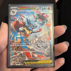 Pokemon TCG Mega Lucario EX 179/132 Mega Evolution Special Illustration Rare NM - Image 3