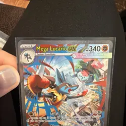 Pokemon TCG Mega Lucario EX 179/132 Mega Evolution Special Illustration Rare NM - Image 4