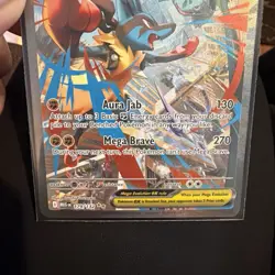 Pokemon TCG Mega Lucario EX 179/132 Mega Evolution Special Illustration Rare NM - Image 5