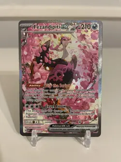 Pokemon TCG Ascended Heroes Fezandipiti ex 288/217 SIR English NM Holo - Image 1