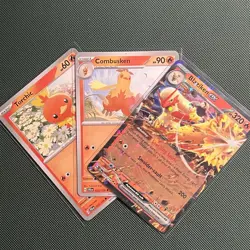 Torchic, Combusken, Blaziken ex – Evolution Line – JTG Pokemon TCG - Image 2
