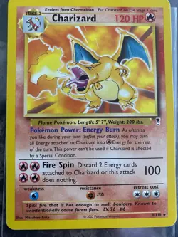 Charizard 3/110 Legendary Collection Lightly Played Pokemon TCG Wotc - Image 1