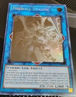 Yugioh Firewall Dragon GFTP-EN131 Ghost Rare Alt Art 1st Ed NM - Image 1