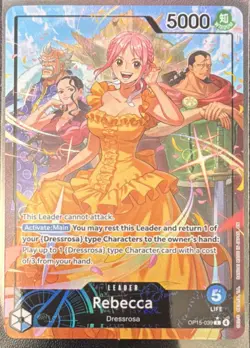 Rebecca OP15-039 L Alternate Art Adventure on Kami's Island One Piece Eng - Image 1