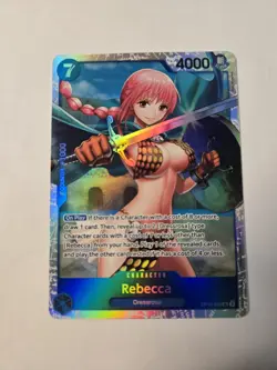 One Piece CG Rebecca OP10-058 Royal Blood Super Rare! - Image 1