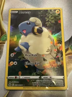 Pokemon TCG Mareep Crown Zenith: Galarian Gallery GG34/GG70 Holo Rare - Image 1