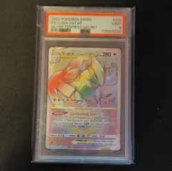2022 Pokemon Lugia VSTAR #202 Silver Tempest Secret Rare Holo PSA 9 - Image 1