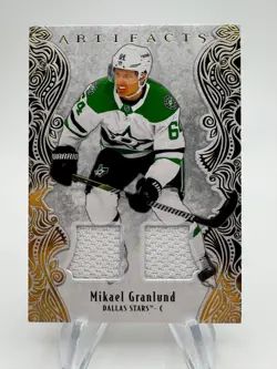 2025-26 Artifacts Hockey MIKAEL GRANLUND Gold Material Game Worn Patch /299 #99 - Image 1