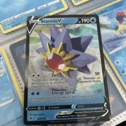 Pokemon TCG Starmie V Astral Radiance Ultra Rare Card 030/189 - Image 1