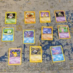 Pokemon Team Rocket Rare Dark Pokemon Card Lot - 11 Cards - Image 1