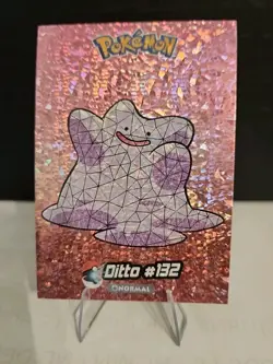 Pokemon Pink Cracked Ice Ditto #132 Crystal Card Collection Peru Near Mint - Image 2