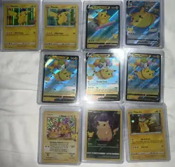 Pokemon cards 10 pikachu cards lot - Image 1