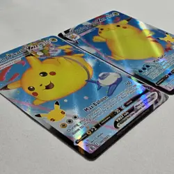 Flying Pikachu VMAX 007/025 & Surfing Pikachu VMAX 009/025 NM Pokemon Cards - Image 2