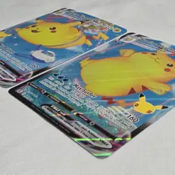 Flying Pikachu VMAX 007/025 & Surfing Pikachu VMAX 009/025 NM Pokemon Cards - Image 3
