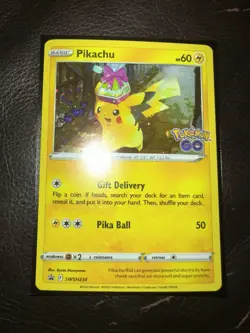 Pikachu SWSH234 Sword & Shield Black Star Promo Holo Stamped Pokemon Card NM - Image 1