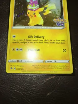 Pikachu SWSH234 Sword & Shield Black Star Promo Holo Stamped Pokemon Card NM - Image 5