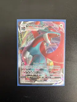 Pokemon TCG Salamence VMAX Darkness Ablaze Holo Ultra Rare Card 144/189 - Image 3