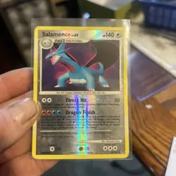Pokemon Salamence 18/132 Reverse Holo Rare Card Secret Wonders READ - Image 1
