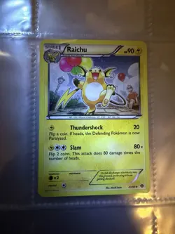 Pokemon TCG Raichu Cosmos Holo Card 041/147 Blister Exclusive Promo - Image 1