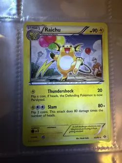 Pokemon TCG Raichu Cosmos Holo Card 041/147 Blister Exclusive Promo - Image 2