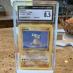 Pokemon Cubone Jungle 50/64 CGC 8.5 Regular Unlimited Card 1999 - Image 1