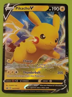 Pikachu V SWSH061 SWSH: Sword & Shield Promo Cards - Image 1