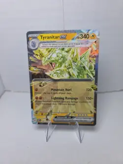 Pokemon TCG Obsidian Flames Tyranitar EX Card 066/197 Double Rare Holo - Image 1