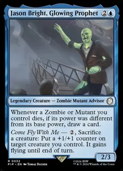 Jason Bright, Glowing Prophet Regular - Fallout MTG-NM - Image 1