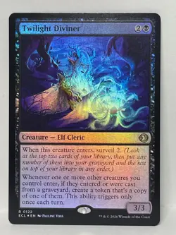 MTG Twilight Diviner ECL FOIL 0122 - LP - Image 1
