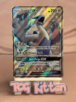 Lugia GX 207/214 Card 'B' Sun & Moon Lost Thunder NM TCGKITTEN - Image 1