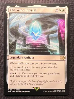 The Wind Crystal 0043 Rare Final Fantasy Magic The Gathering MTG - Image 1