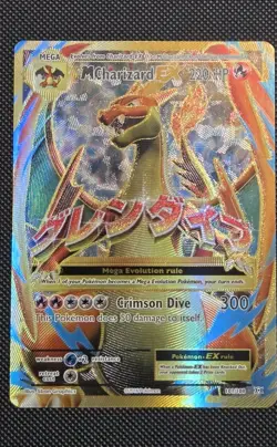 Mega Charizard EX Full Art 101/108 Ultra Rare 2016 XY Evolutions Pokemon Card - Image 2