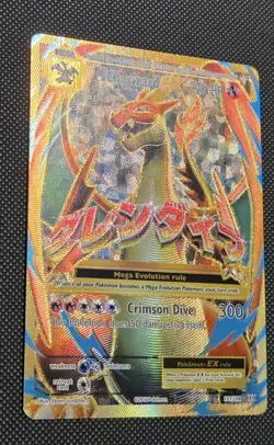 Mega Charizard EX Full Art 101/108 Ultra Rare 2016 XY Evolutions Pokemon Card - Image 4
