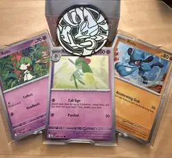 Pokemon TCG Cosmo Foil Promos: Ralts, Kirlia, Riolu: 2025 Fall Collector Chest - Image 1