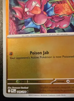 Gligar 049/094 Reverse Holo Common Phantasmal Flames Pokemon TCG - Image 4