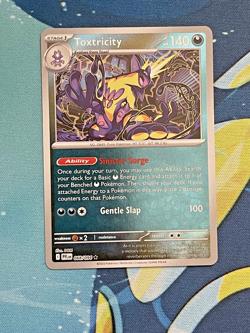 Reverse Holo Toxtricity 068/094 Rare Phantasmal Flames Pokemon NM - Image 1