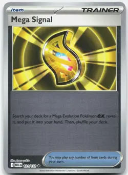 Mega Signal Common ME: Ascended Heroes Reverse Holo 193/217 NM/M Pokemon - Image 1