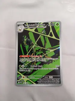 Team Rocket's Spidops 187/182 Sv10: Destined Rivals Full Art Holo Pokemon NM - Image 2