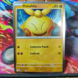 Makuhita 068 Black Star Promo – Cosmos Holo SWIRL – NM Pokemon TCG - Image 2