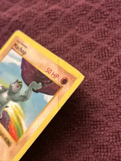 Machop Common 1st Edition Base Set (Shadowless) 52/102 DMG - Pokemon Vintage - Image 3