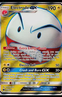 Pokemon Card - Electrode GX Celestial Storm 155/168 Rare Ultra 2018 - Image 1